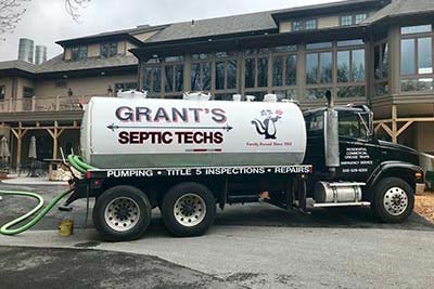 Septic pumping in Mendon MA