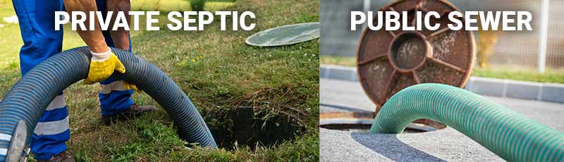 private septic vs public sewer